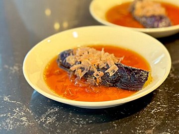 【ダイソー】誰でも簡単失敗なし!電子レンジでなすの煮浸しができてしまうキッチングッズ