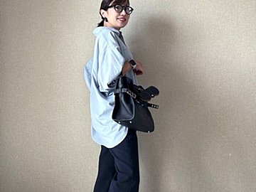 【GU】ただ着るだけで体型カバー!丸みが出てきた上半身をふわっと包み込む優秀トップス