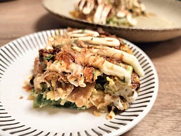 小麦粉を使わない!のに不思議とおいしくなるお好み焼き