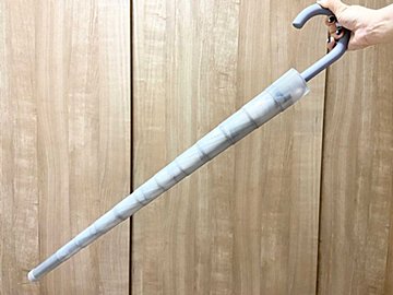 【実店舗限定販売】持ち歩きに革命!3COINSの「スライドキャップカバー付きビニール傘」が優秀