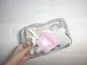 【100均】旅行・温泉・サウナに!お風呂ポーチの作り方