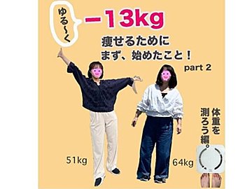 「XLからSサイズに!」「ゆるっとでも変われた」【15kg痩せに成功】まず始めにやったこと3選