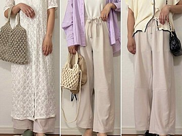 【しまむら】1,639円バレルレッグパンツは履くだけですぐ垢抜ける!?計算されたシルエットはプチプラに見えない