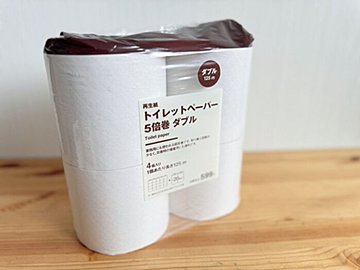 無印の「再生紙トイレットペーパー5倍巻 4個入り」をシンプリストがおすすめする3つの理由