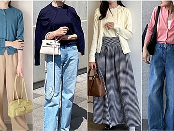 【ユニクロ】どの色にする?着回し自在「UVカットクルーネックカーディガン」コーデ集