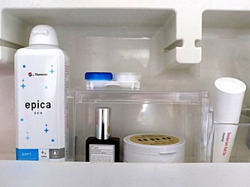 【セリア】「考えた人天才！」困っていた置き場所が決まって洗面所がすっきり！超便利収納グッズ