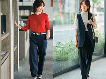 【GUでおしゃれのお悩み解決】ジレでまるっと隠す！オンオフ使えるきれいめセットアップ！