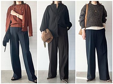 【ユニクロ】買い足すならコレ！冬のきれいめパンツ「ブラッシュドジャージーワイドパンツ」が超優秀