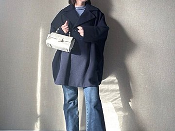 【GU】冬コートがもう2,000円OFFに！綺麗め体型カバーアウターはすでに品薄だから急いで！