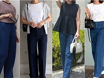 【ユニクロ】上品・着やせ効果絶大！話題沸騰中の「新作デニム」をチェック