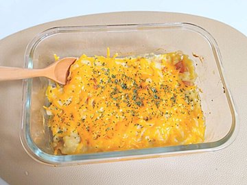 小麦粉を使わないのに!?不思議とおいしくなるクリーミーグラタン！