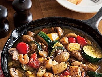 鮭のムニエル簡単タルタルソース＆シーフードミックスのアヒージョレシピ