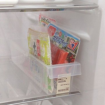 無印良品の新商品「冷蔵庫内整理トレー小」はベーコンなど薄いパックの食品入れにちょうどいい！