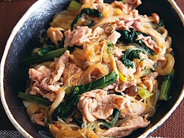 手間も洗い物も最小限！大根のチーズタッカルビ風と豚肉と小松菜の春雨とろみ煮レシピ