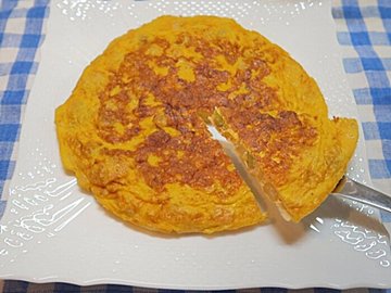 栄養たっぷり！【ミックスビーンズのスペイン風オムレツ】のつくり方