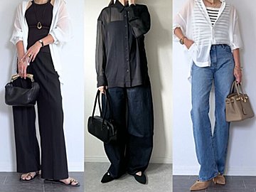 【ユニクロ】夏から秋へシフト！「シアーシャツ」は晩夏スタイルの救世主！