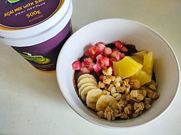 【業務スーパー】なら1人分300円以下！おうちでアサイーボウルをつくっちゃおう。