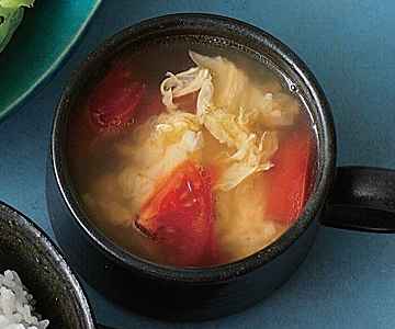 中国風のおかずのときはこれを合わせて♪トマトと卵のスープ