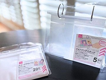 【ダイソー】「めくるだけ♪」推しが主役になる収納フォトスタンドが最高すぎた