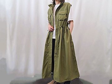 売切必至【ワークマン】大人気のきれいめなワンピースコートが2WAYで登場