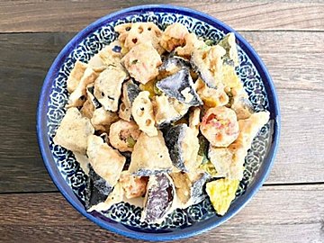 【ドンキ】野菜チップスの域を超えた！スナックだけど天ぷらでビックリ