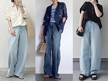 【ユニクロ】次にバズるのはこのデニム！「バギーカーブパンツ」お手本コーディネートまとめ