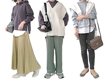 レディース 40代でもイタくならない 大人のパーカーコーデ サンキュ レディース 40代でもイタくならない 大人のパーカーコーデ サンキュ