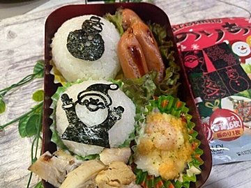 【カルディ】お弁当やパーティーにも便利！クリスマスのりアートが可愛い！