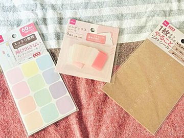 【ダイソー】新しいアイテムが続々！ノート・手帳に使いたいイチオシなシールアイテム3つ
