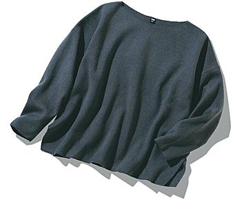 40代が絶対買うべき【ユニクロ】大人に似合うセーターはカットソー感覚で使えるシンプルなデザイン！