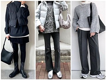 【GU・ユニクロ】おしゃれな人はモノトーンが得意！アラフォーお手本コーディネート7選