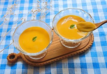 カルディの「冷たいかぼちゃのスープ」でつくる！【かぼちゃムース】のレシピ