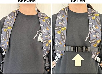 「後づけ」でぐっと持ちやすく！子どもリュックにプラスしたい100均便利グッズ