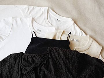 「迷ったら定番カラーを買って！」1枚買えば長く着回せる【ユニクロ＆GU】の白＆黒アイテム