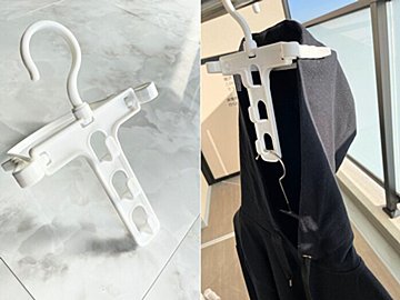 【セリア】冬の乾きにくいパーカーもこれがあれば即解決！