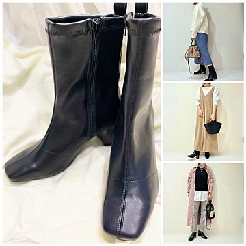 しまむら 高クオリティブーツが3000円以下で買える衝撃 ロングとショートのいいとこ取り ハーフ丈ブーツ サンキュ