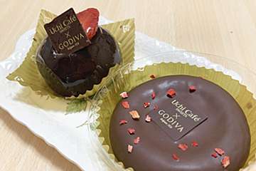 ローソン×GODIVA　新作チョコスイーツはイチゴたっぷり