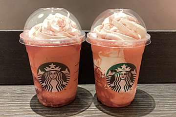 スタバ待望の新フラペチーノ登場！　イチゴで幸せ食感も堪能できちゃう